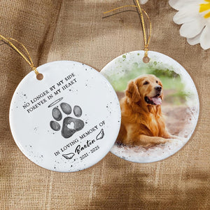 Personalized Dog Christmas Memorial Ornament 2025, Dog Memorial Photo, Loss Of Dog Ornament, In Loving Memory Of Pet, Remembrance Ornament