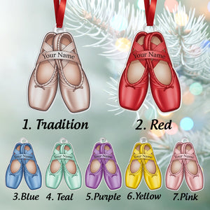 Personalized Ballerina Ornament: Acrylic Christmas Tree Decor or Dance Recital Gift; Little Girl Dancer Ornament Ballet Shoes Christmas Ornament 2025, Ballet Dancer Ornament Tree Hanger, Gift for Ba