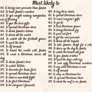 Most likely to, Custom Ugly Christmas Shirt, Personalized Ugly Christmas tee, Family Matching Christmas Tshirt, christmas party tee