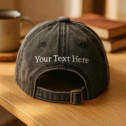 Custom Grandpa/Grandma Hat My Favorite People Call Me Grandpa/Grandma Embroidered Cap with Kids Names, Washed Cotton Dad Hat