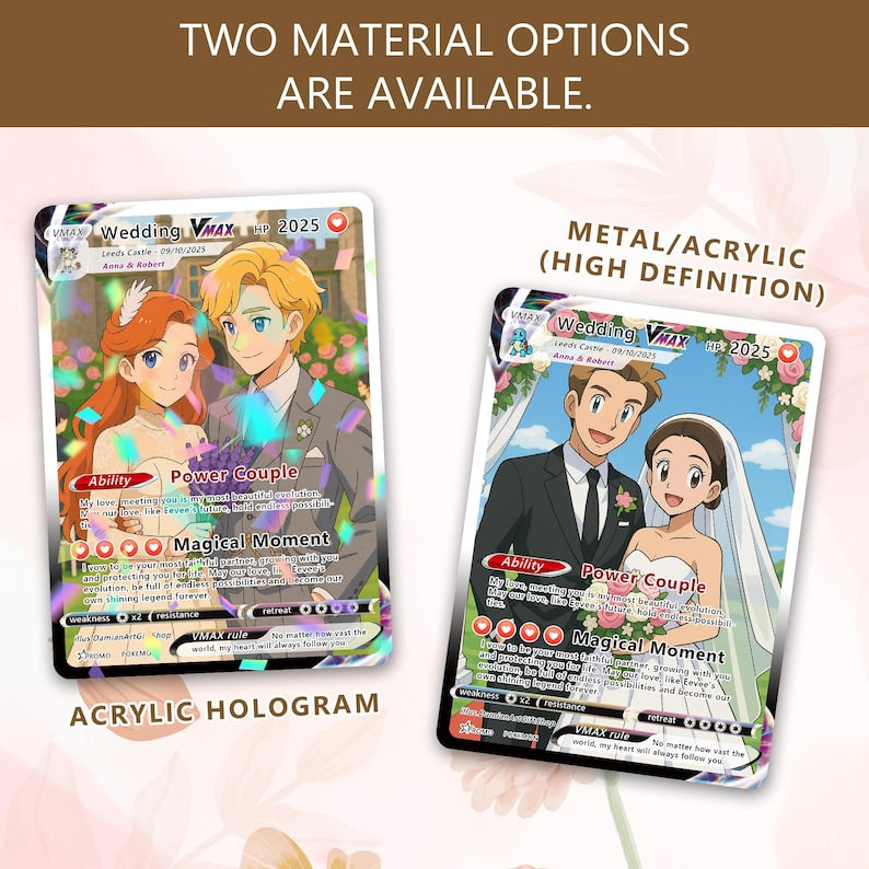 Personalized Poke Couple Anniversary Card, Custom Valentine's Day Gift for Couples, Anniversary Keepsake