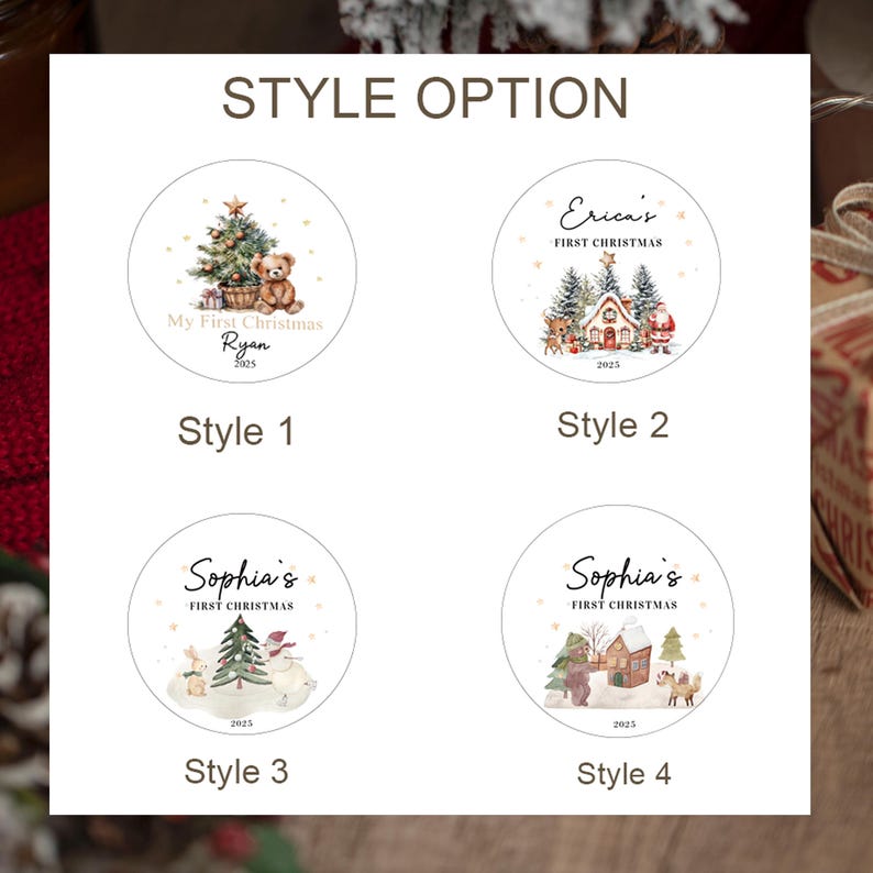 Baby's First Christmas Bauble Gifts,Baby 1st Christmas Decoration, Baby Newborn Gifts,Unique Babys First Christmas Gifts,Xmas Gifts for Baby