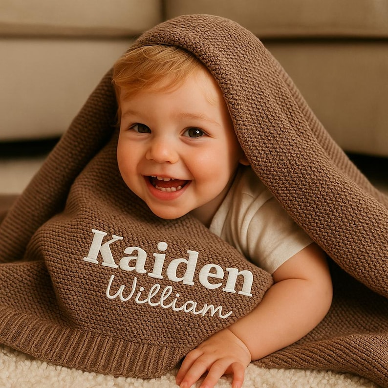 Personalized Baby Knit Blanket, Embroidered Baby Name Blanket, Newborn Cotton Blanket, Unique Baby Shower Gift, Newborn Blanket, Baby Shower Gift il_794xN.7191076919_8pm5.jpg