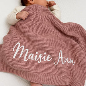 Personalized Baby Knit Blanket, Embroidered Baby Name Blanket, Newborn Cotton Blanket, Unique Baby Shower Gift, Newborn Blanket, Baby Shower Gift il_794xN.7191248465_9xby.jpg