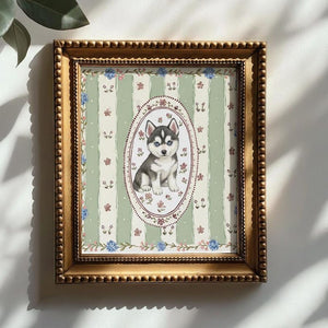 Mini Custom Watercolor Pet Portrait,Dog Portraits from Photos,Dog Portraits From Photos,Pet Painting,Custom Tiny Paintings,Miniature (No Frame)