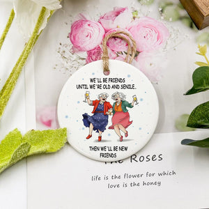 Personalized Best Friend Ornament, Besties Ornament, Friendship Ornament, Best Friend Gift, Custom Friend Gift, BFF Gift, Gift for Her