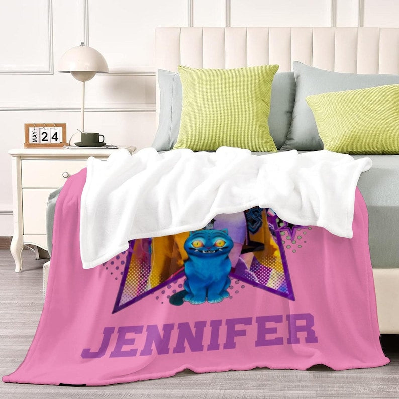 Huntrix Kpop Demon Hunters Blanket, Kpop Demon Hunters Blanket, Kpop Fun Gifts, Cozy K-Pop Demon Hunters Huntrix Blanket,Anime Inspired Gift