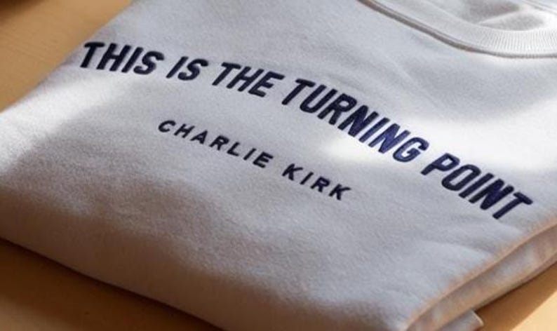 Embroidered Turning Point USA TShirt, Charlie Kirk Shirt, Rest in Peace Charlie Sweatshirt, Charlie Kirk Memorial T-Shirt, Republican Shirt il_794xN.7199296990_q625.jpg
