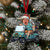 Personalized Golf Photo Acrylic Ornament, Kid Golfer Face on Cart, Custom Name on Santa Hat, Funny Holiday Golf Tree Decoration Gift