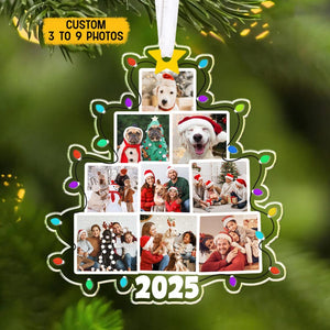 Photo Christmas Ornament 2025, Custom Photo Family Tree Ornament, Family Christmas Ornament, Christmas Tree Ornament 2025, Family Keepsake
