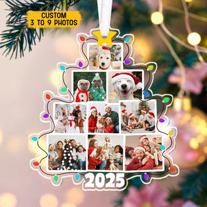 Photo Christmas Ornament 2025, Custom Photo Family Tree Ornament, Family Christmas Ornament, Christmas Tree Ornament 2025, Family Keepsake