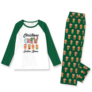 Custom Gingerbread Christmas Pajamas: Matching Family PJs