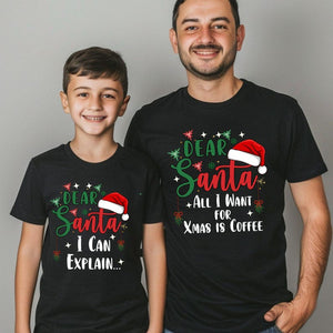 Dear Santa Group Shirts, Santa Custom Shirts, Dear Santa Christmas Family Shirts, Christmas Family Shirts, Christmas Quotes Shirts, Xmas Tee