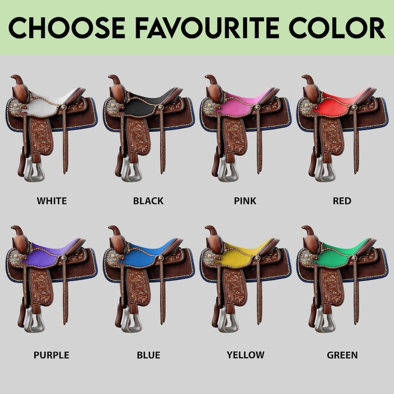 Custom 2D Flat Western Horse Saddle Acrylic Ornament, Custom Xmas Cowboy/ Cowgirl Tree Keepsake, Rustic Equestrian Holiday Gift for Riders