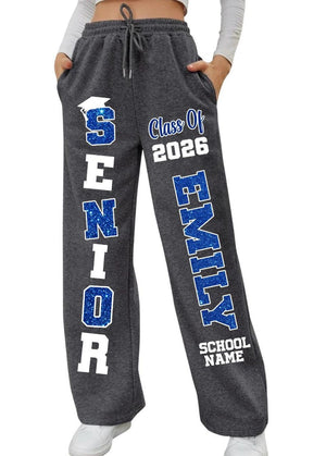 Personalized Senior 2026 Pants, Senior Sweatpants Class of 2026, 2026 Senior Stuff For Graduation High School College University