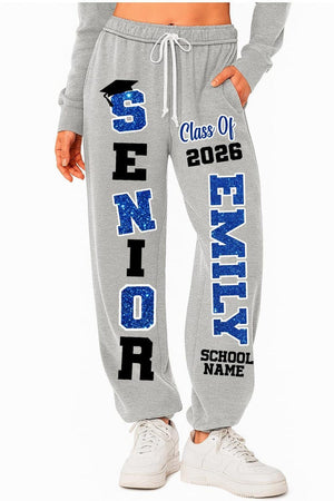 Personalized Senior 2026 Pants, Senior Sweatpants Class of 2026, 2026 Senior Stuff For Graduation High School College University