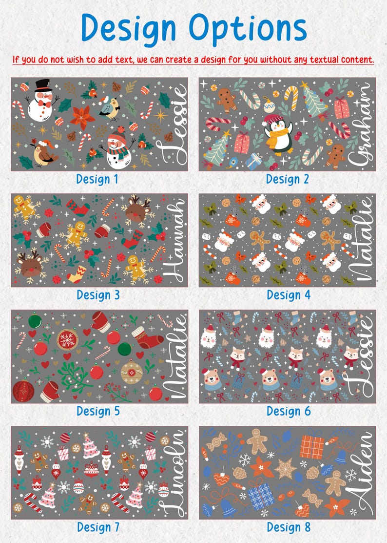 Personalized Christmas Tree Snack Glass: Iced Coffee Cup with Lid