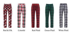 Christmas Pants For Family, Buffalo Plaid Pants, Christmas Kids Adult Matching Pants, Multi Color Plaid Pajama Pants Christmas Pajamas Pants