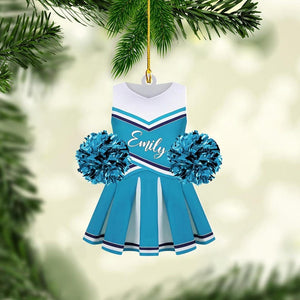 Personalized Cheerleader Ornaments, Custom Name Cheerleading Ornaments Gift for Cheerleader Christmas 2025 Cheer Cheerleader Ornaments Xmas