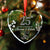 Custom Silver 25th Anniversary Gifts, 25th Wedding Anniversary Glass Ornament, 25 Years Anniversary Gift for Parents, Gifts for Husband Wife