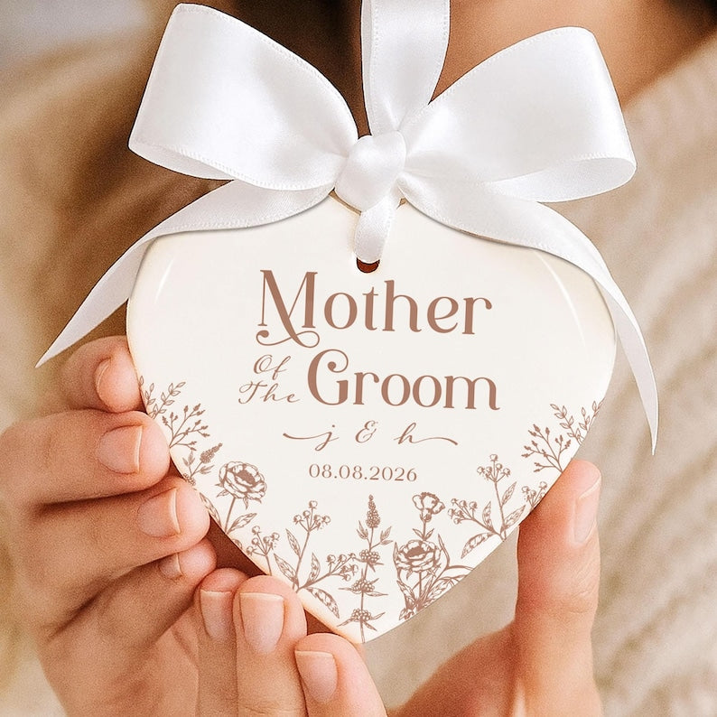 Personalized Wedding Ornament for Parents, Wedding Gift for Parents of the Bride and Groom,Parents Wedding Gift,Wedding Gift for Mom Dad