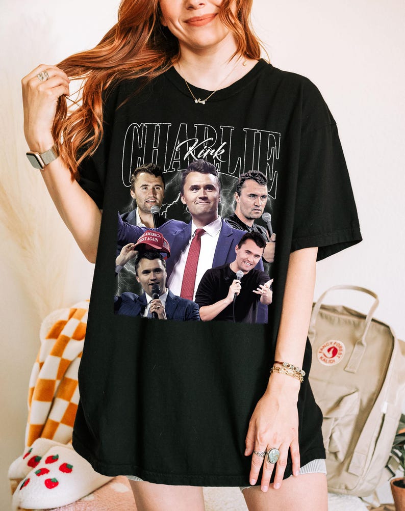 Charlie Kirk Vintage Bootleg T-Shirt, Charlie Kirk Shirt, Pray for Charlie Kirk Shirt, Justice for Charlie Shirt