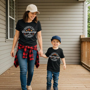 Custom Family Thanksgiving 2025 Matching Shirt, Personalized Family Thanksgiving Dinner Shirts, Autumn Family T-shirts, Pumpkin Season Shirt