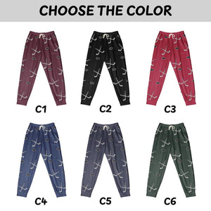 Hockey Custom Name - Personalized Sweatpants, Hockey Player Gift