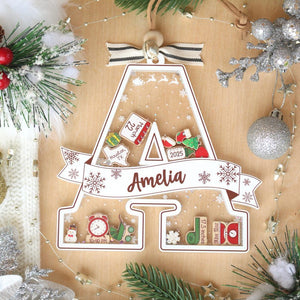 Personalized Baby's First Christmas Ornament: Acrylic Keepsake Gift