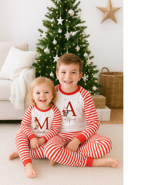 Matching Santa Pyjamas Family Christmas PJs Santa Claus Matching Pyjamas for Kids & Adults Holiday Xmas Eve Outfits