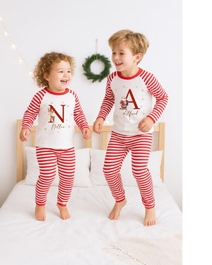 Matching Santa Pyjamas Family Christmas PJs Santa Claus Matching Pyjamas for Kids & Adults Holiday Xmas Eve Outfits