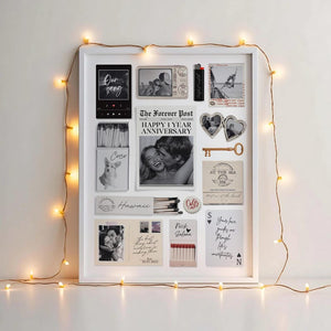 Custom Matchbox Art Template DIY Canva Matchbook Poster First Anniversary Gift for Boyfriend or Girlfriend Custom Birthday Wall Art Print