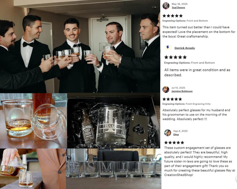 Groomsmen Whiskey Glasses, Groomsmen Gift Idea, Engraved Old Fashion, Personalized Groomsmen, Best Man Gift, Groomsmen Proposal Gifts