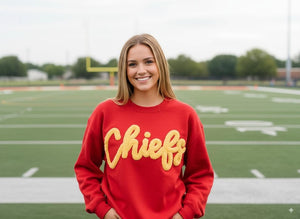 Customized Chenille YARN EMBROIDERED Chenille Game Day Fuzzy Letter,Team Spirit Shirt,Football Moms,Chenille Patch Sports Team Sweatshirt il_794xN.7224557147_573g.jpg