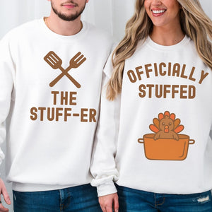 Thanksgiving Pregnancy Announcement Shirts: Funny Matching Couple Reveal Tees