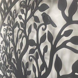 Personalized Family Tree Metal Wall Art: Custom Name Sign Decor
