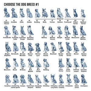 Custom Dog Breeds Christmas Tree, Toile De Jouy, Personalized Ugly Sweater, Gift For Dog Lovers, Merry Christmas Gift, Gift for Her