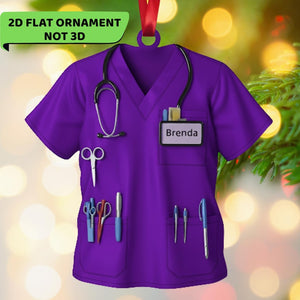 Christmas Nurse Ornament, Christmas Nursing School Shirt, Santa Gift For Nurses, Nurse Ornament, Nurse Graduation Gift, RN Nurse Ornament
