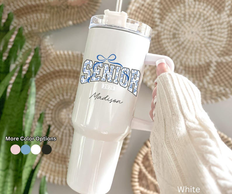 Senior 2026 Tumbler, Personalized Graduation Cup, Class of 2026 Gift, High School Graduate, College Send Off, Senior Year Celebration