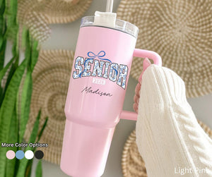 Senior 2026 Tumbler, Personalized Graduation Cup, Class of 2026 Gift, High School Graduate, College Send Off, Senior Year Celebration