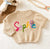 Custom Embroidered Baby Name Sweater: Personalized Baby Jumper for New Born or Toddlers