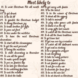 Most likely to, Custom Ugly Christmas Shirt, Personalized Ugly Christmas tee, Family Matching Christmas Tshirt, christmas party tee