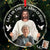 Custom Photo Circle Glass Ornament - Personalized Christmas Memorial Sympathy Gifts For Loss Of Mom, Dad - Your Spirit Shines Eternal