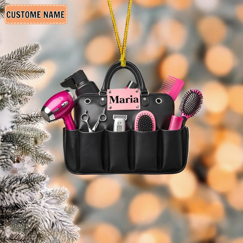 Hairstylist 2D Flat Ornament, Custom Hair Dresser Ornament, Hair Stylist  Ornament, Gift For Hair Stylist, Gift for Hairdresser, Hair Salon