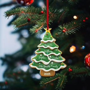 Personalized Family Christmas Ornament, Custom Family Tree Ornament, Family Name Ornament, Family Christmas Gift, Christmas Ornament 2025