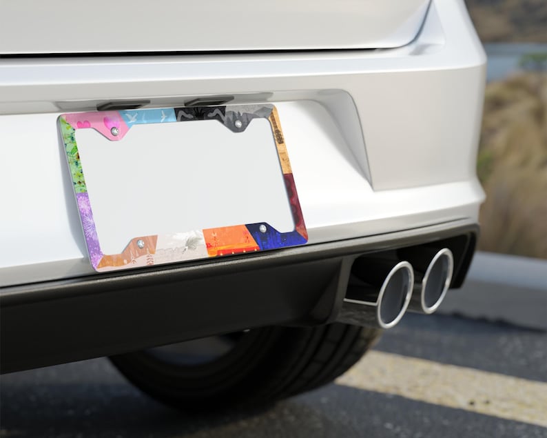 Eras Aluminum License Plate Frame, Car Accessories