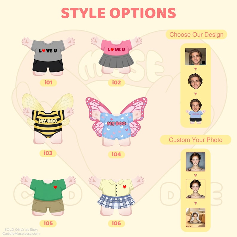 Customized Face Photo Pillow - DIY Cute Girl Plush Pillow, Couple Toys Dolls, Birthday Gift For Him & Her, Valentine's Day gift