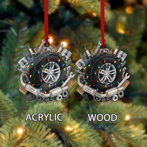 Personalized Mechanic Ornament Custom Auto Repair Christmas Gift