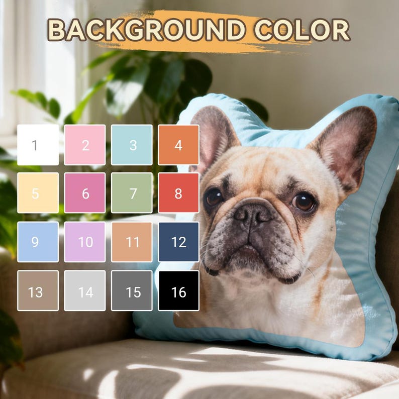 Personalized Photo Pillow, Custom Face Pet Pillow, Unique Gift for Family, Kids, Couples & Pets, Funny Cutout Pillow Keepsake