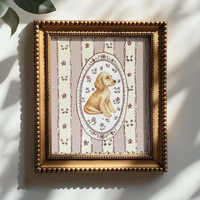 Mini Custom Watercolor Pet Portrait,Dog Portraits from Photos,Dog Portraits From Photos,Pet Painting,Custom Tiny Paintings,Miniature (No Frame)